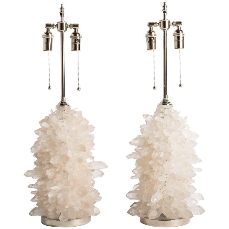 Monumental Quartz Crystal Lamp For Sale at 1stdibs