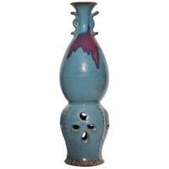 Chinese Tang Style Jun Ware Porcelain Vase, Censer