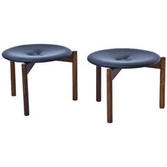 Rare 1960s Stools by Uno and Osten Kristiansson