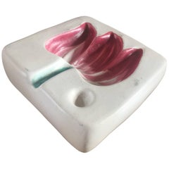 Georges Jouve Ceramic Coupe Cendrier or Ashtray