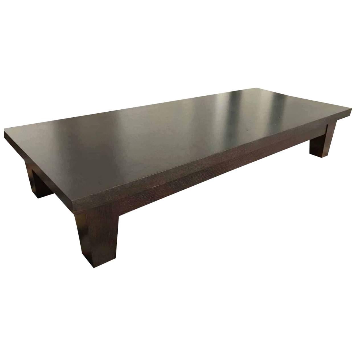 Sofa Table "Eduardo" by Manufacturer Promemoria in Massive Oak For Sale