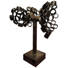 Welded Steel Sculpture by Alan Teichman, circa 1970s 1