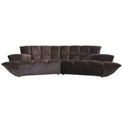Bretz Cloud 7 Designer Cornersofa Brown Velvet Couch Modern