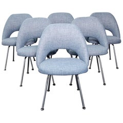 Eero Saarinen Executive Side Chairs Newly Upholstered for Knoll
