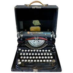 Antique Early Underwood 4 Bank Portable Standard Typewriter
