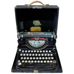 Antique Early Underwood 4 Bank Portable Standard Typewriter
