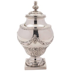 20th Century Edwardian Silver Plated Tea Caddy, circa 1905