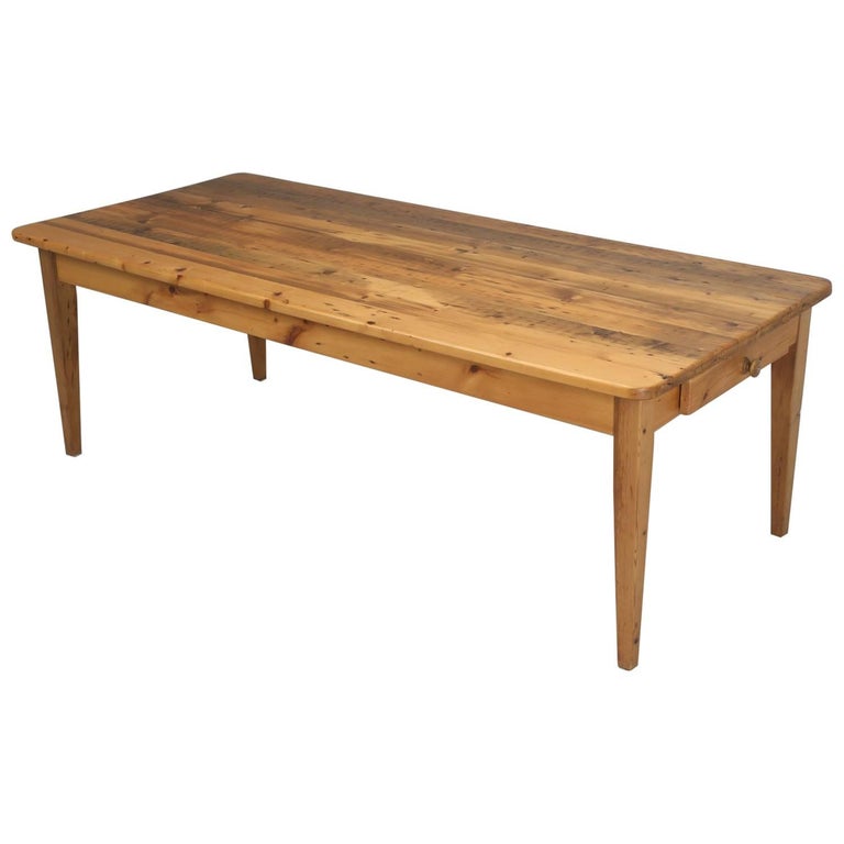English Pine Farm Table from the Main Pine Company, England at 1stDibs