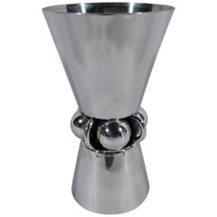 Mid-Century Modern Sterling Silver Jensen-Style Jigger by La Paglia