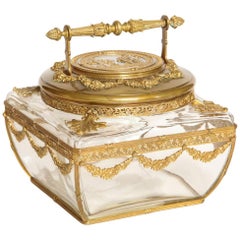 Neo-Classical Style Gilt-Brass Mounted Jewel Casket
