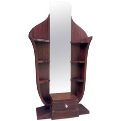 French Art Deco Psyche Mirror Stand