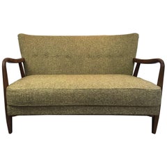Elegant Danish Mid-Century Modern Two-Seat Sofa, 1950s