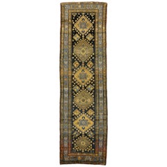 Antique Sarab Persian Runner with Modern Hollywood Regency Style