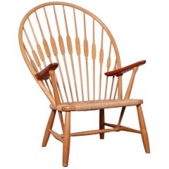 Retro Hans Wegner "Peacock" Chair