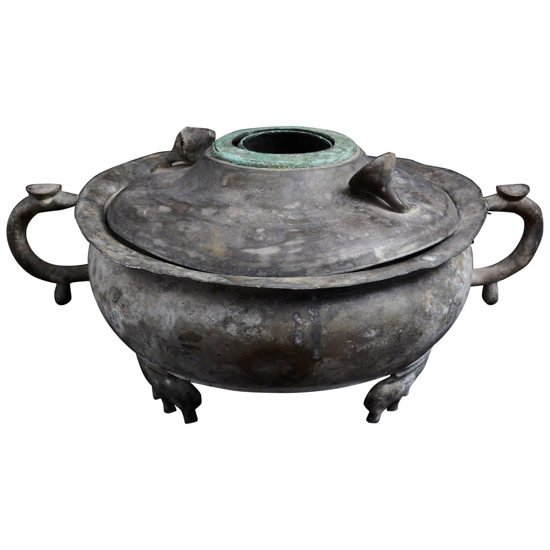 Antique Asian Zinc Cooking Utensil For Sale at 1stDibs