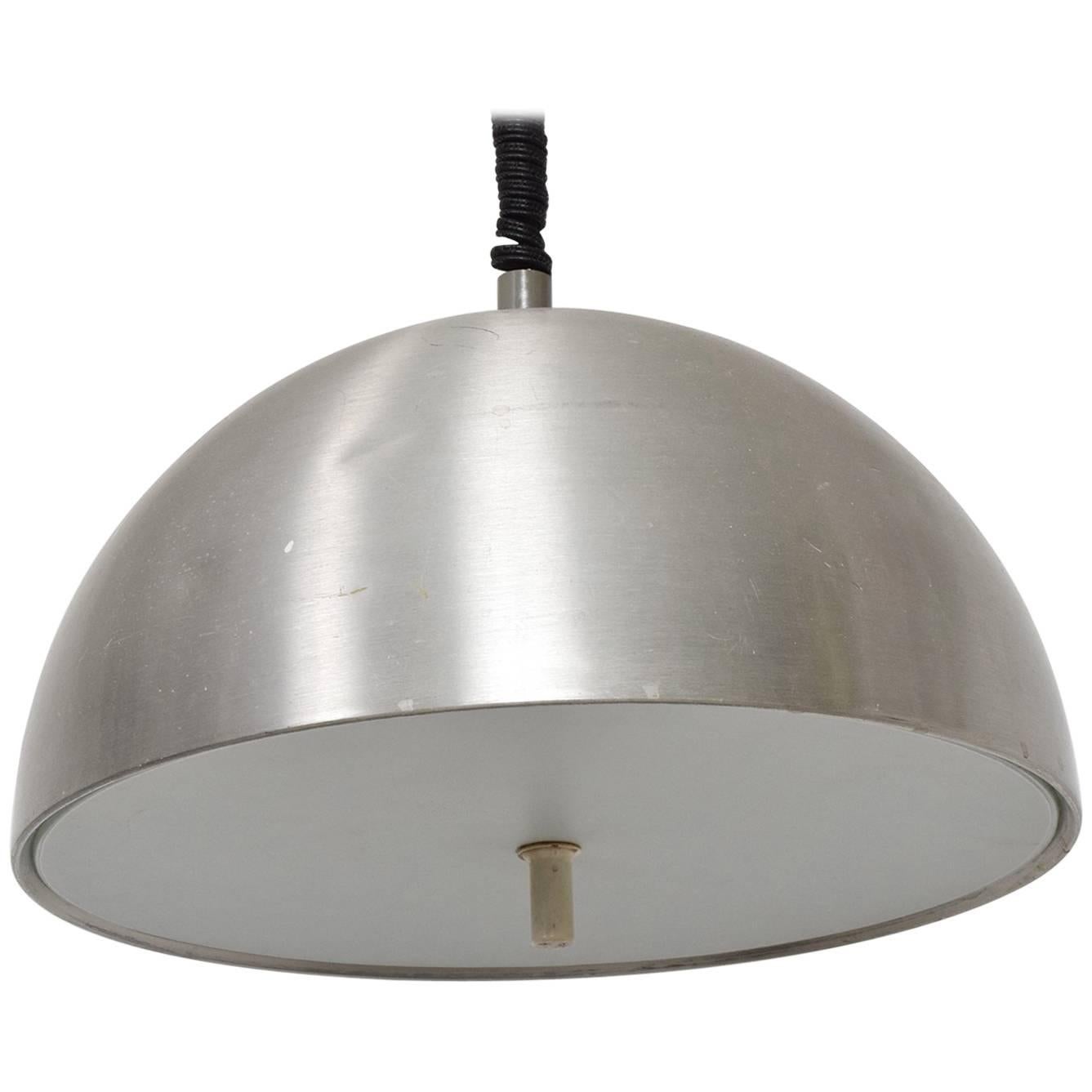 Mid-Century Modern Italian Pendant Light Aluminum Adjustable