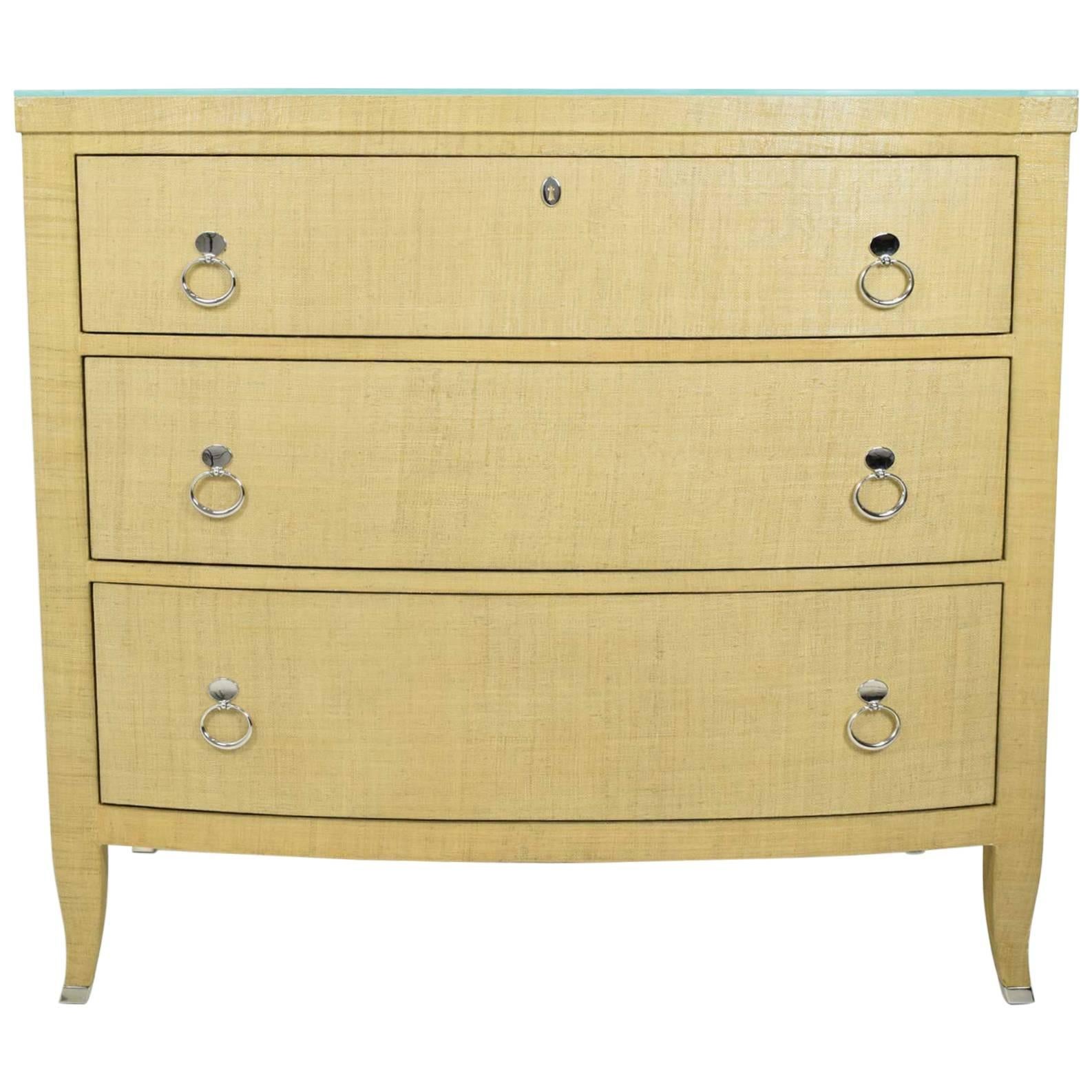 Chest of Drawers in Grasscloth by Thomasville