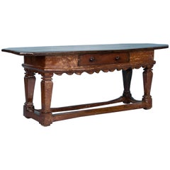 Antique 18th Century Danish Baroque Console Table