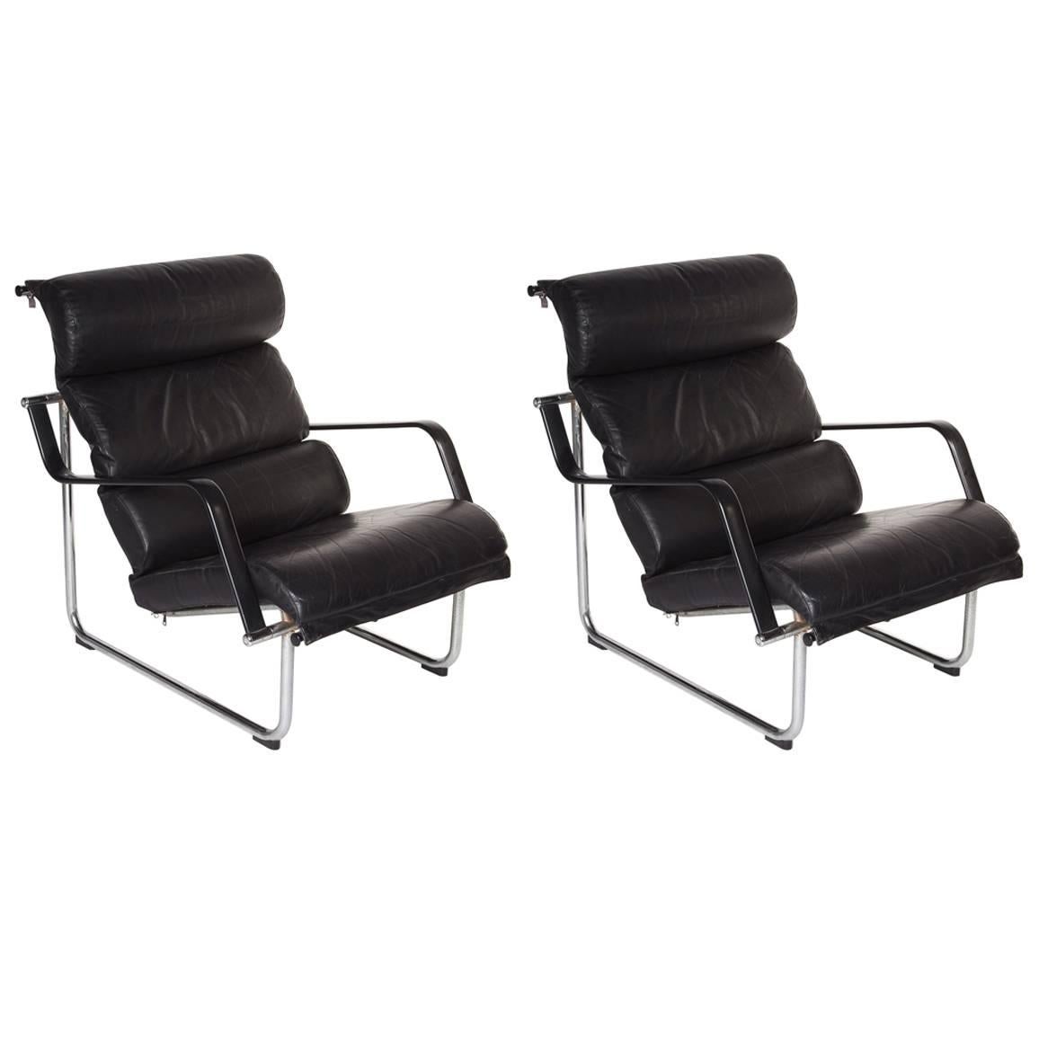 Set of Two Remmi Lounge Chairs by Juri Yrjö Kukkapuro, Finnland, circa 1970s For Sale