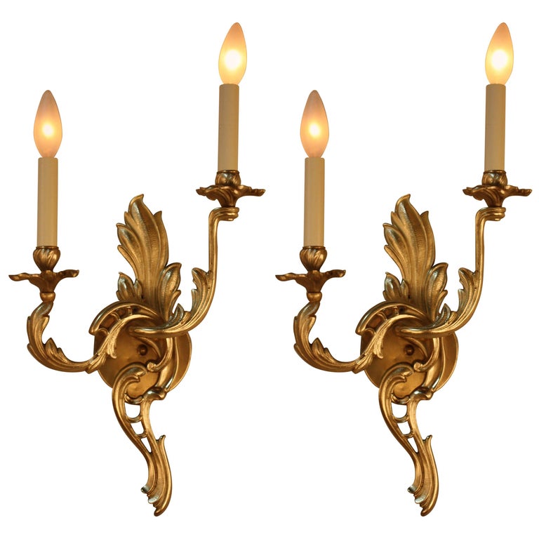 A Pair of Art Nouveau Sconces at 1stdibs