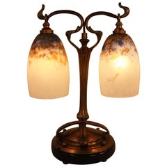 French Art Nouveau Table Lamp by Daum Nancy