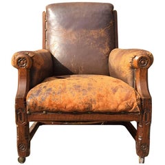 A W N Pugin, A Rare Oak Armchair Probably Designed for the Speaker's House