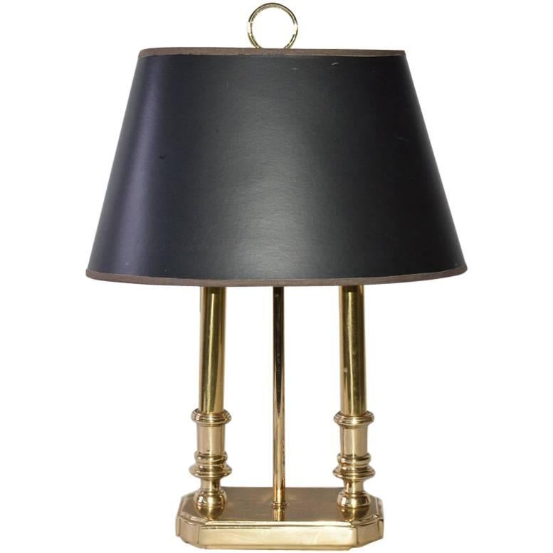 French Neoclassical Style Brass Desk Lamp