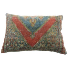 Antique Persian Senneh Rug Pillow