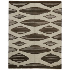 Contemporary Moroccan Rug with Modern Geometric Design 12