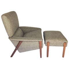 Folke Ohlsson for DUX Lounge Chair and Ottoman