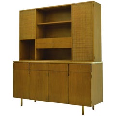 Fine Two-Part Cabinet by Bert England for Johnson Furniture Forward Trend
