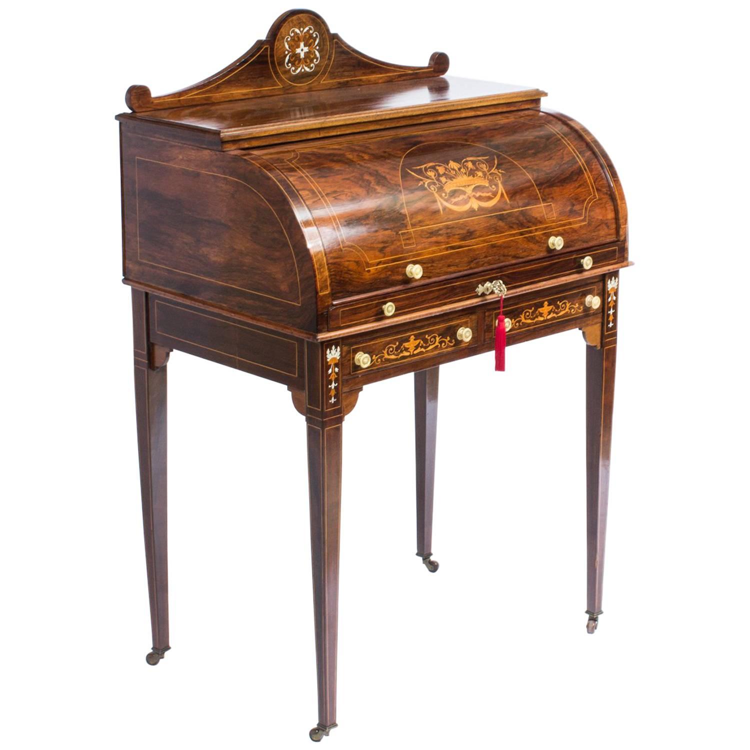 Antique Cylinder Desk 13 For Sale on 1stDibs