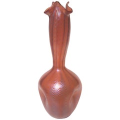 Loetz Art Nouveau Orange Phaenomen 6893 Vase