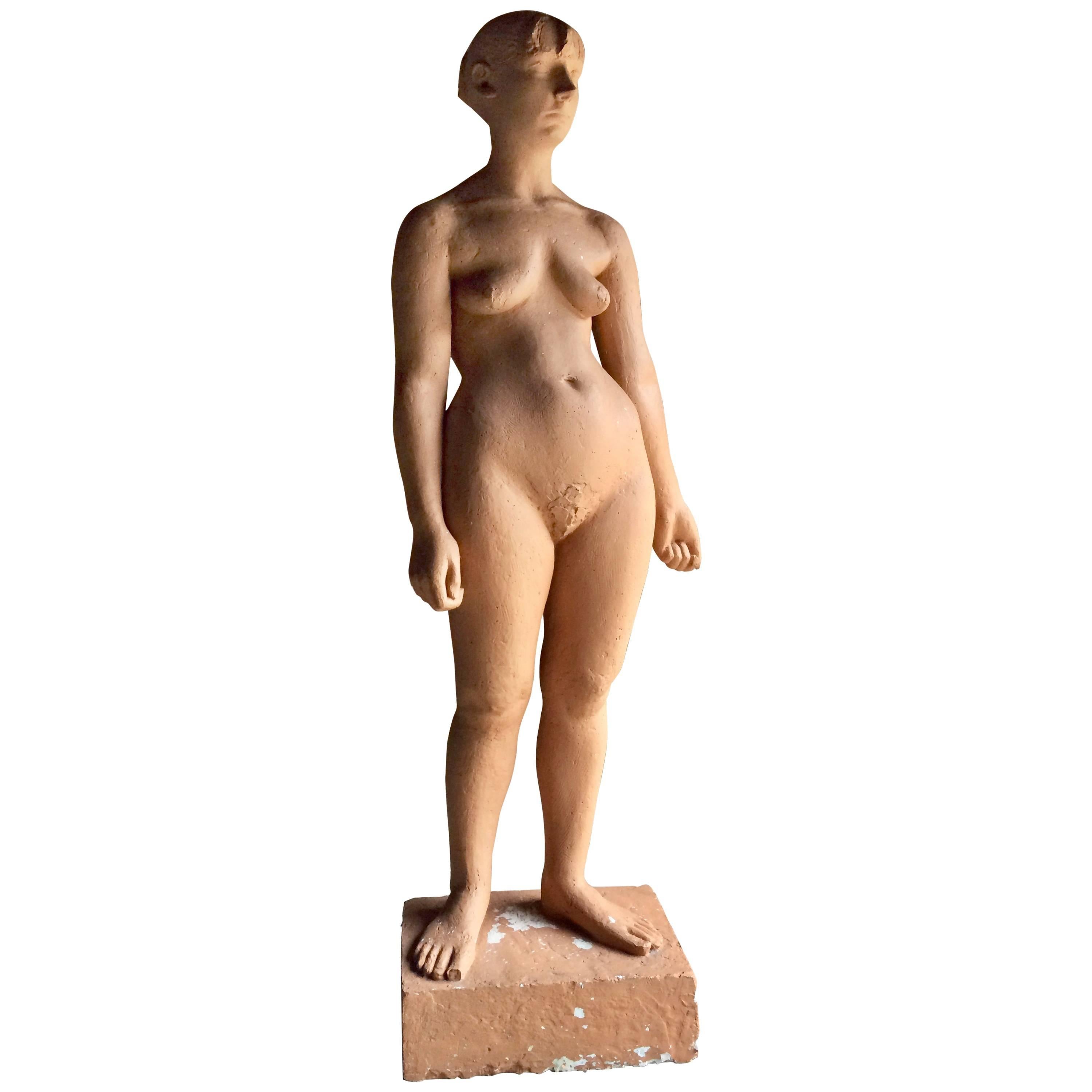 Lifesize Female Nude Sculpture by Karin Jonzen British Artist
