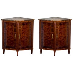 Louis-Seize Corner Cabinets, 18th Century