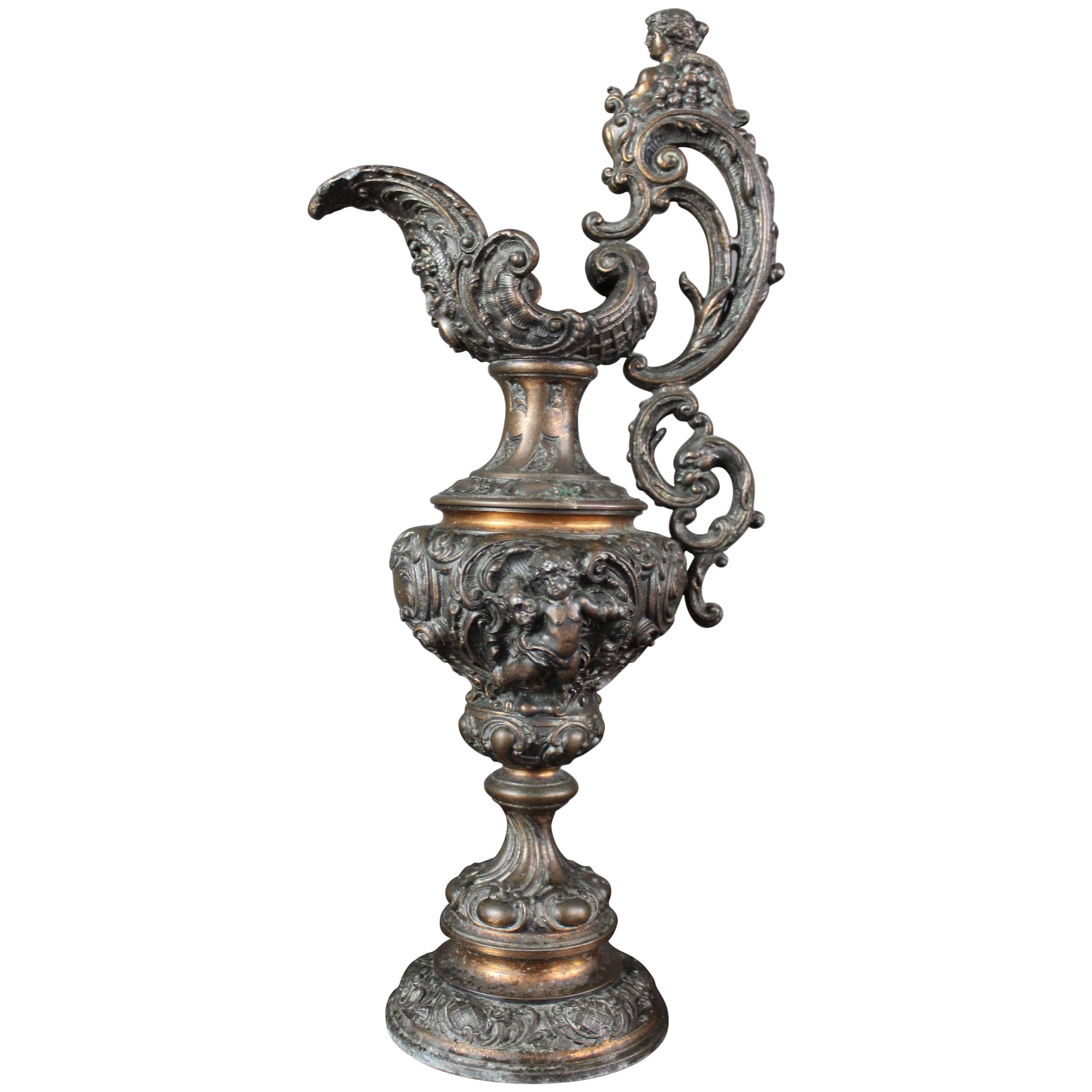 Antique Ornamental Ewer For Sale