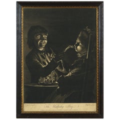 Unlucky Boy, A Mezzotint by After George Morland