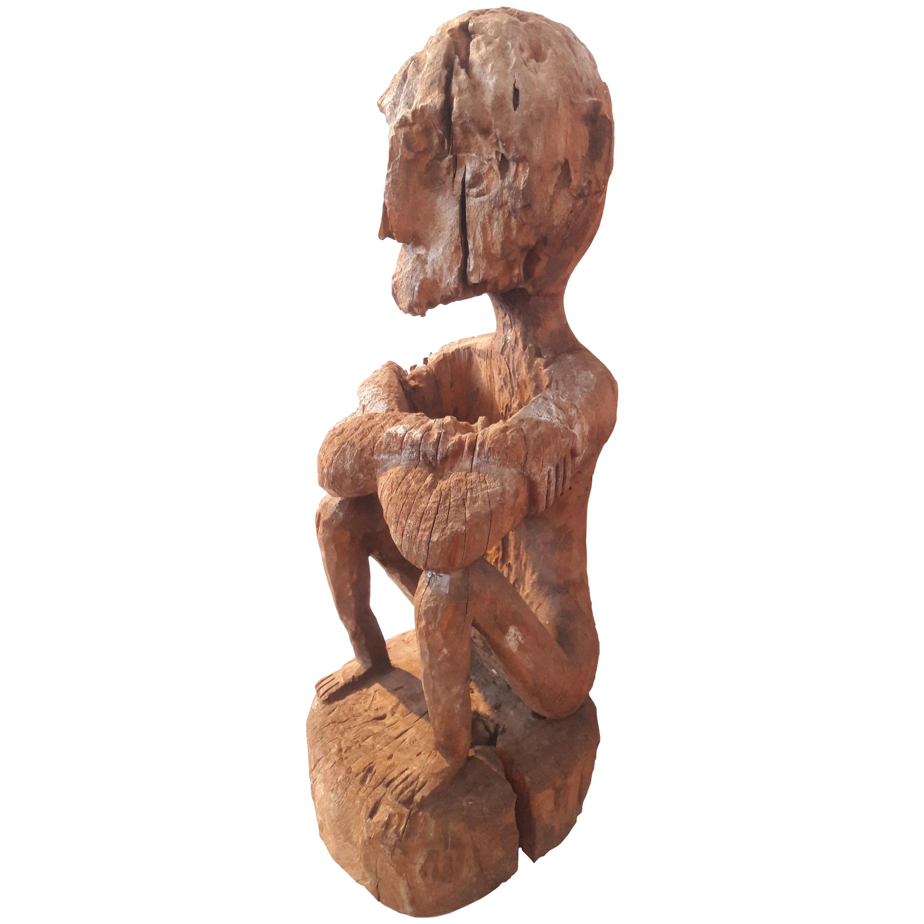 Early 20th Century Benu'aq Tribe Sculpture from Borneo