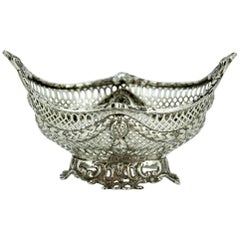 Victorian Silver Bonbon Dish, Chester 1897, George Nathan & Ridley Hayes