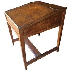 Wonderful Old Pine Slant Front Desk