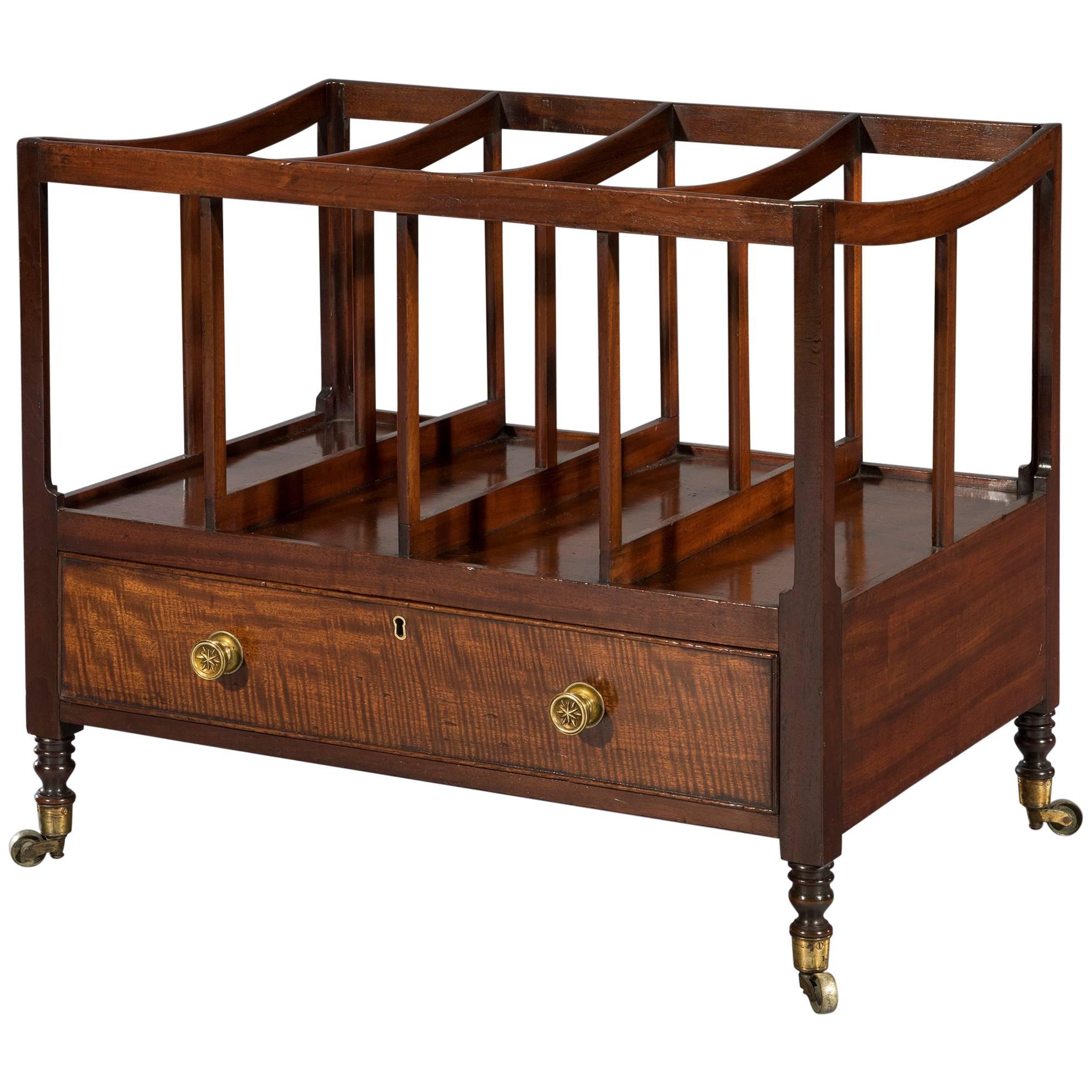 Early 19th Century, George-III Period Mahogany, Canterbury For Sale