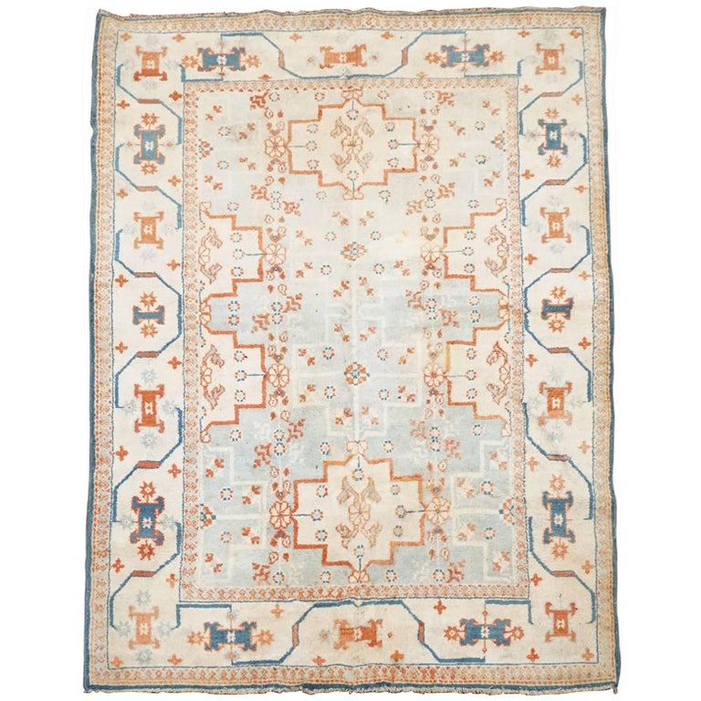 Antique Indian Cotton Dhurrie Rug For Sale at 1stdibs
