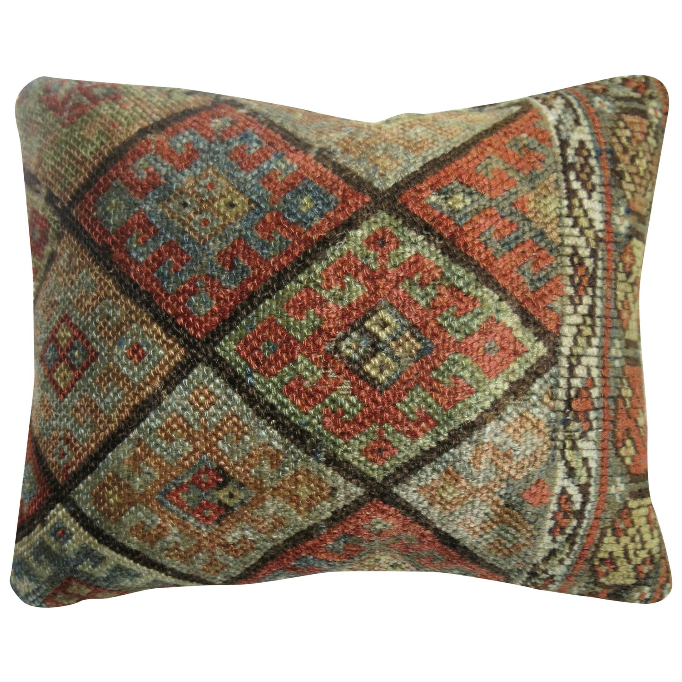 Coussin de tapis tribal du Kurde Jaff