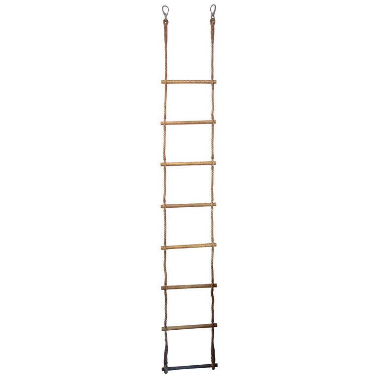 1920s Nautical Rope Ladder at 1stDibs | antique nautical rope ladder ...