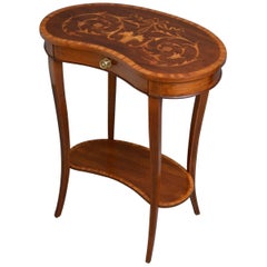 Edwardian Mahogany and Inlaid Occasional Table