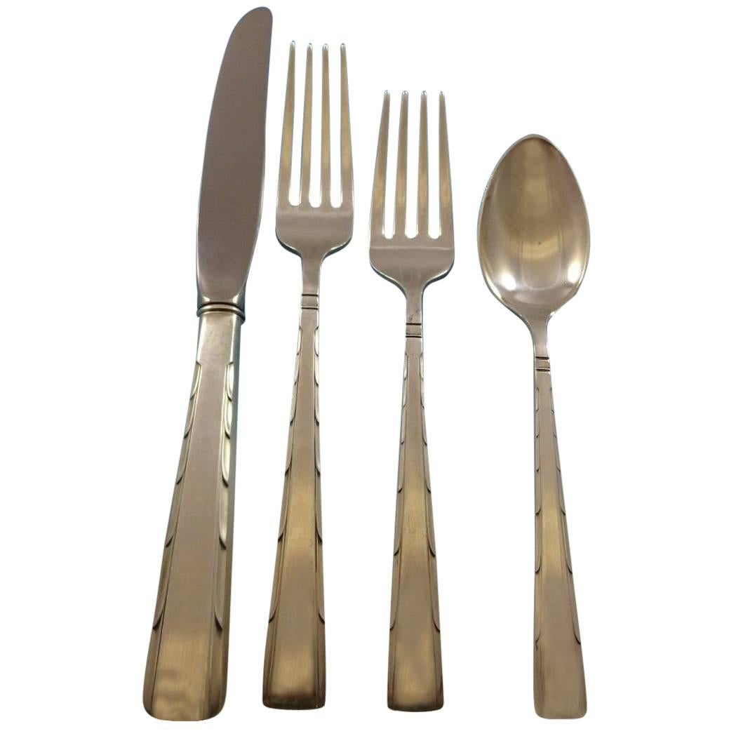 Horizon by Easterling Sterling Silver Flatware Set for 8 Service 46 Pieces For Sale