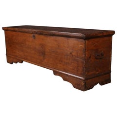 Large 19th Century Pine Coffer