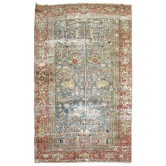 Shabby Chic Persian Heriz Rug 5