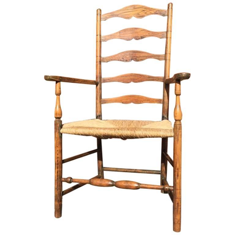 A Cotswold School Arts and Crafts Ash Armchair Attributed to Edward Gardiner