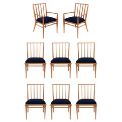 Set of Eight Dining Chairs by T.H. Robsjohn-Gibbings